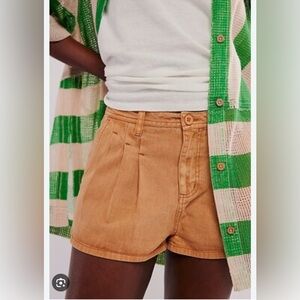 Free people Nora mini trouser shorts size 4 nwot